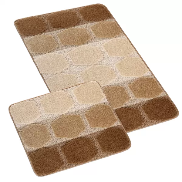 Brotex Koupelnová předložka Plástev béžová Béžová