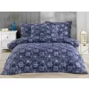 Brotex Povlečení Satén Mirabel blue 140 x 200 Zipový uzávěr