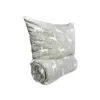 Brotex Prodloužené flanelové povlečení Escama grey 140 x 220 Zipový uzávěr