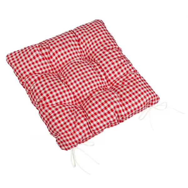 Brotex Sedák prošívaný kostička červená Červená