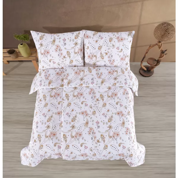 Brotex Povlečení francouzské krep Liselotte 200 x 200 Zipový uzávěr