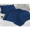 Brotex Povlečení Satén tmavě modré 140 x 200 Zipový uzávěr