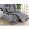 Brotex Povlečení Satén Pandora grey 140 x 200 Zipový uzávěr