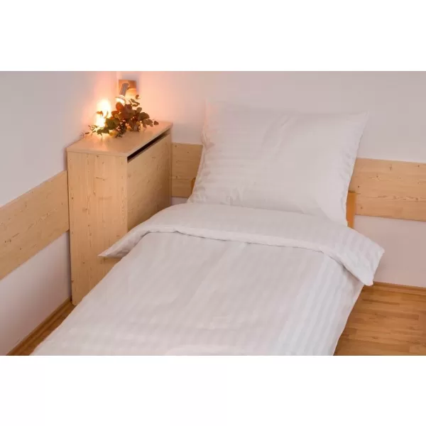 Brotex Povlak Atlas Gradl Bílý - česaný 145g/m2, proužek 2cm