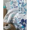 Brotex Prodloužené povlečení Satén Garden blue