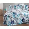 Brotex Prodloužené povlečení Satén Garden blue